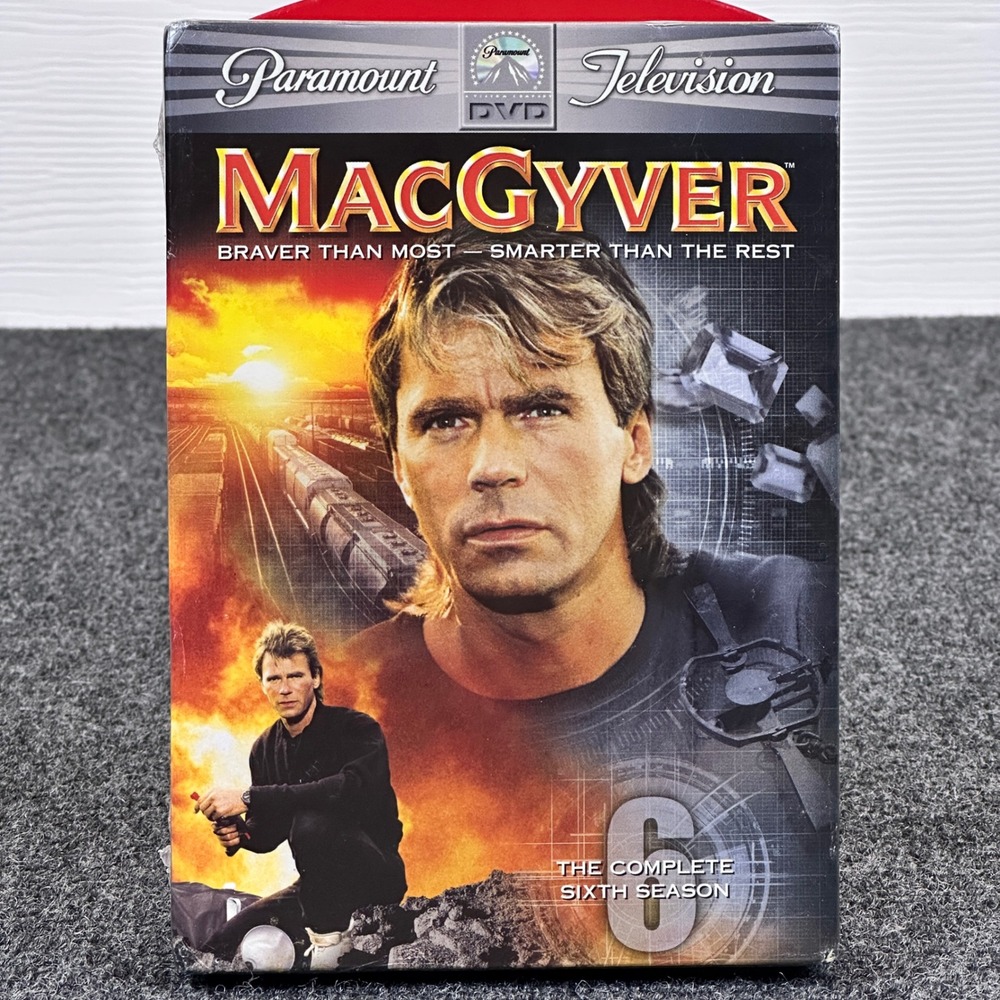 MacGyver The Complete Sixth Season 6 DVD Set Richard Dean Anderson Paramount New
